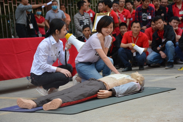 大族元亨光電2018年消防實(shí)戰(zhàn)演習(xí)